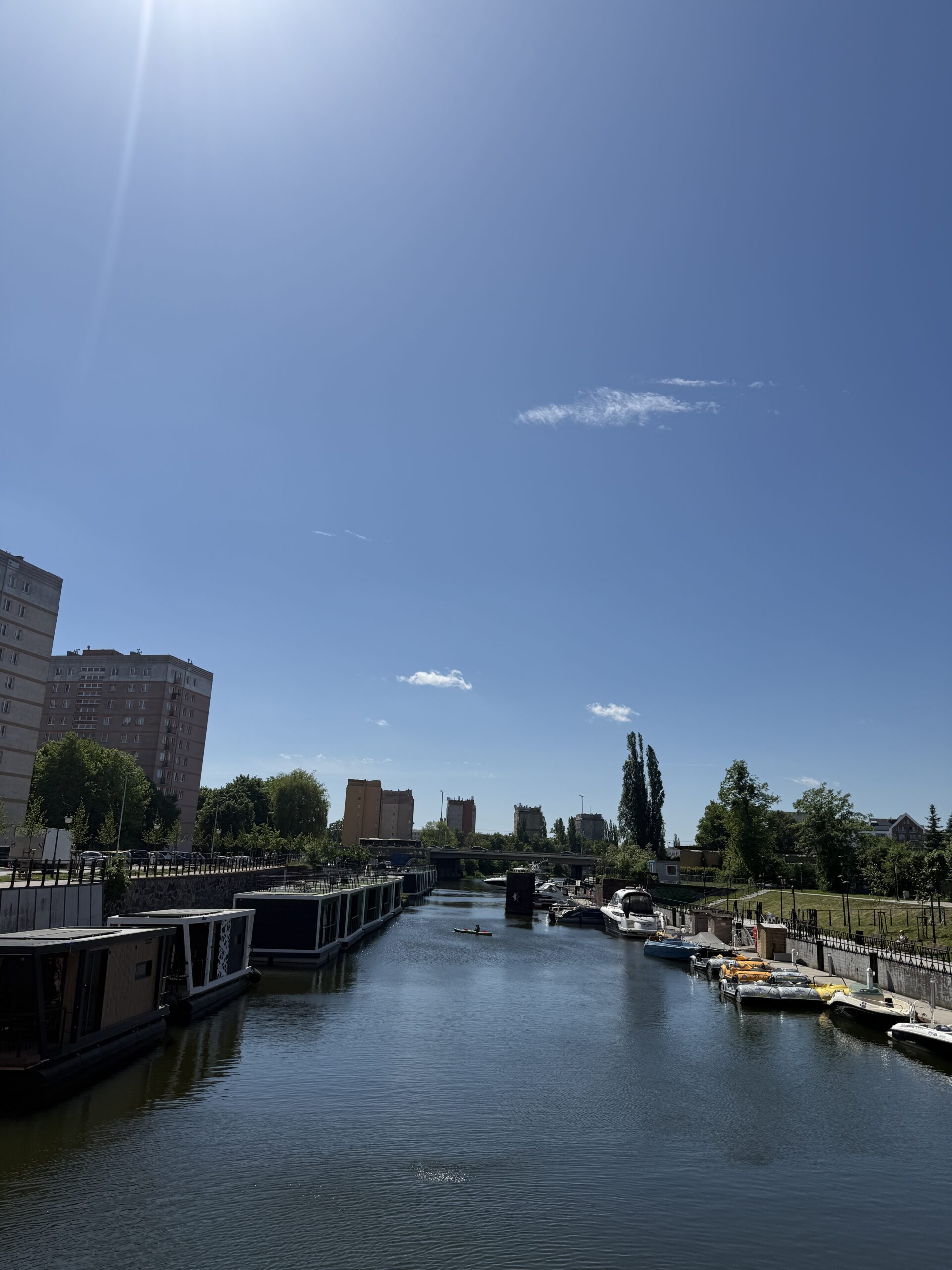 Domek na wodzie w Gdańsku — galeria