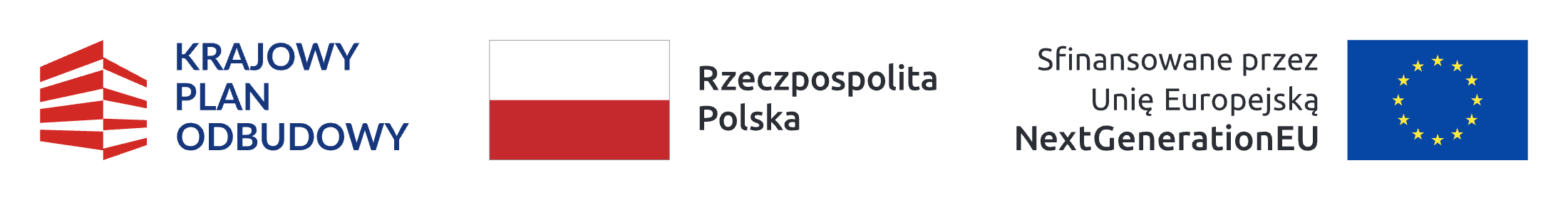 Fundusze Europejskie, Rzeczpospolita Polska, Sfinansowane przez Unię Europejską NextGenerationEU, Krajowy Plan Odbudowy
